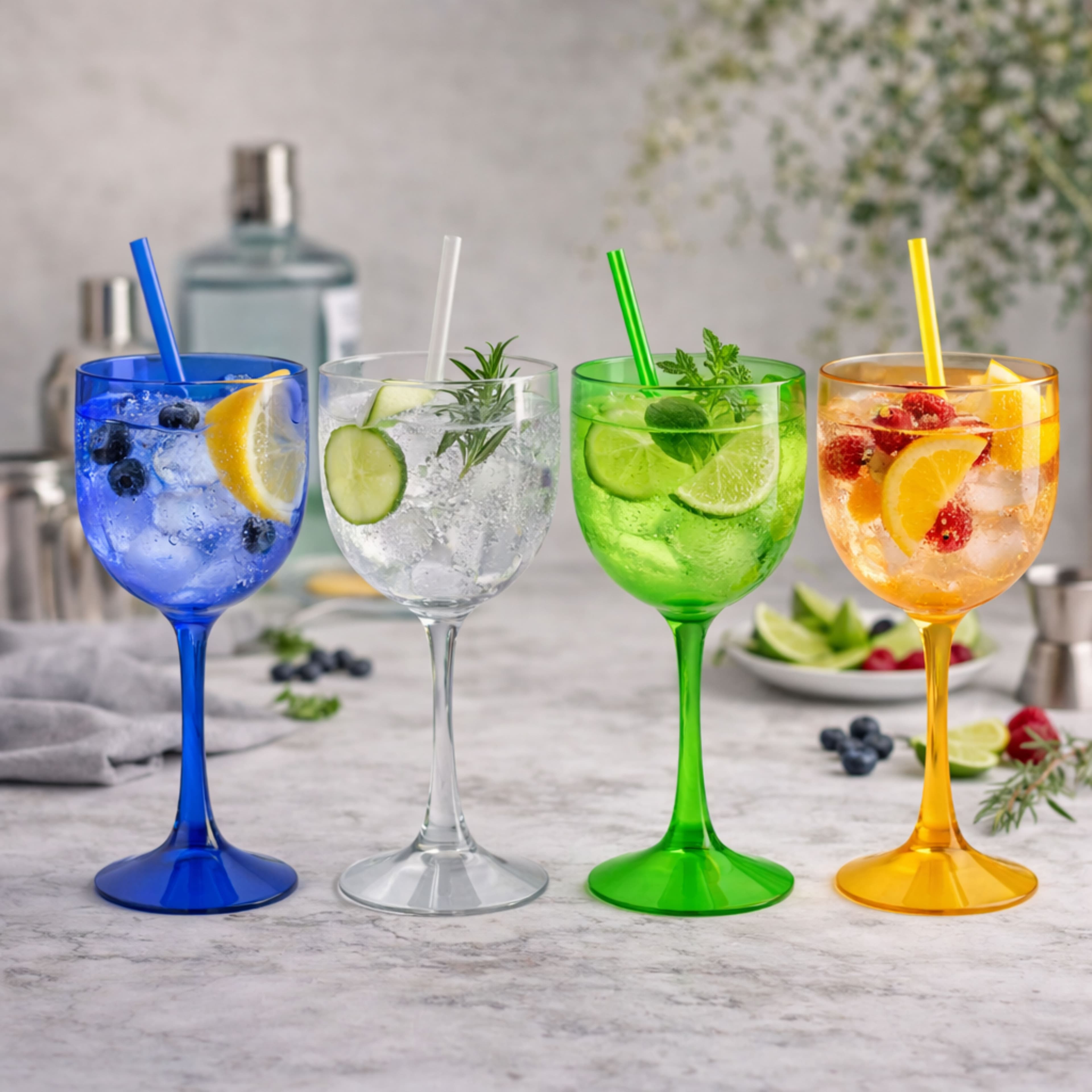 TAÇA DE GIN 550 ML BICOLOR